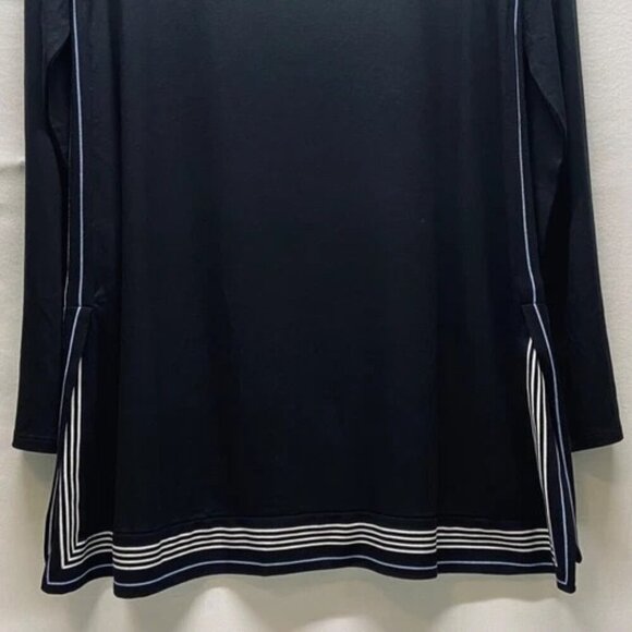 J. Jill Long Sleeve Pullover Tunic Women's XSP Petite Black Stretch MSRP $89 NWT - Picture 7 of 14